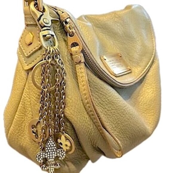 Vintage Kathy Van Zeeland FLEUR DE LIS Charm Keychain Fob signed Rare - Picture 2 of 11